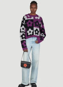 Boke Checkerboard Wool Sweater>Kenzo Best
