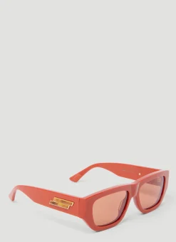 Men Bottega Veneta Sunglasses^Bolt Rectangular Sunglasses