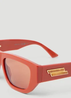 Men Bottega Veneta Sunglasses^Bolt Rectangular Sunglasses