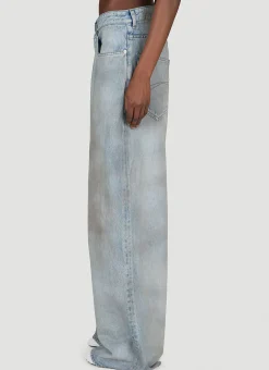 Bootcut Distressed Denim Jeans>Balenciaga Hot