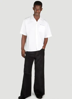 Men Marni Shirts^Bowling Logo Print Shirt