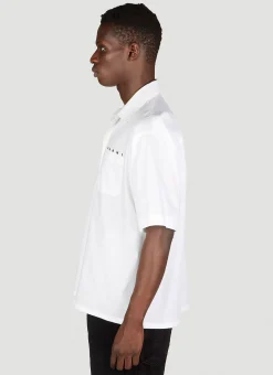 Men Marni Shirts^Bowling Logo Print Shirt