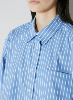 Boyfriend Stripe Shirt><noscript><img width=