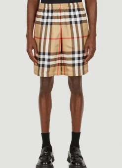 Men Burberry Shorts^Bradeston Vintage Check Shorts