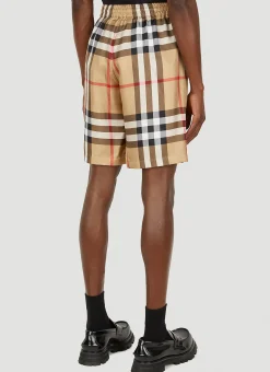 Men Burberry Shorts^Bradeston Vintage Check Shorts