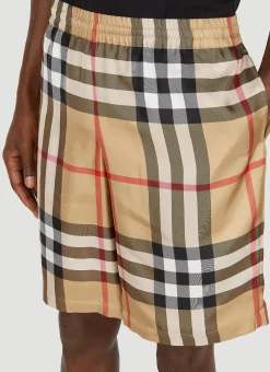 Men Burberry Shorts^Bradeston Vintage Check Shorts