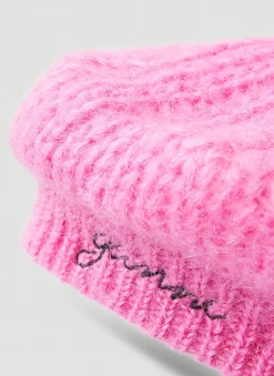 Men GANNI Hats^Brushed Knit Beret