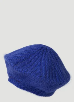 Men GANNI Hats^Brushed Knit Beret