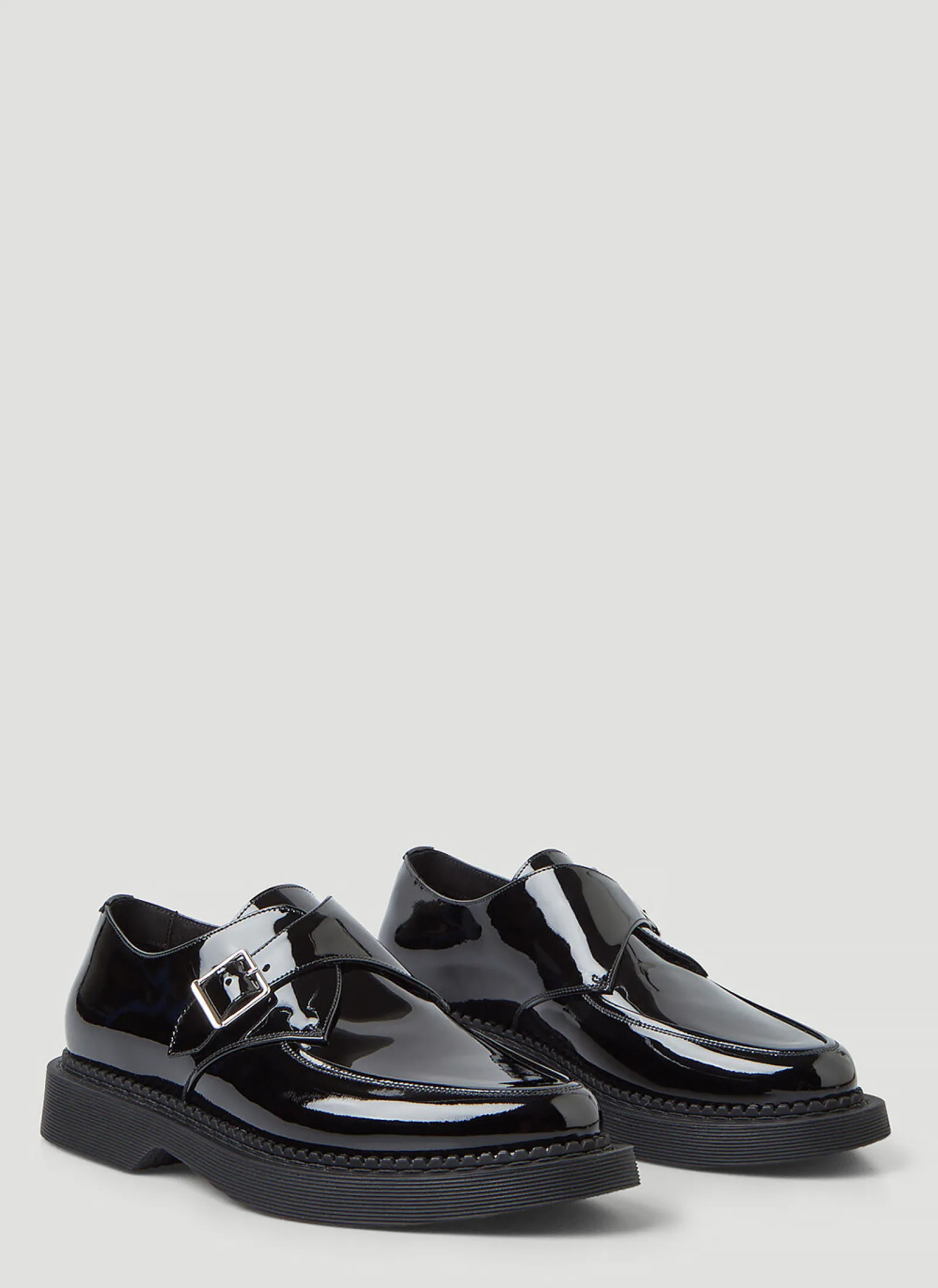Buckle Leather Shoes>Saint Laurent Hot