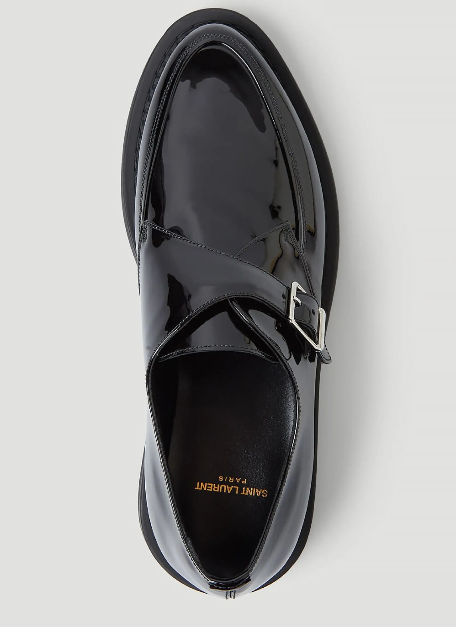 Buckle Leather Shoes>Saint Laurent Hot