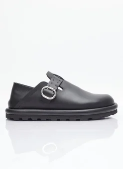 Men Jil Sander Loafers^Buckle Leather Shoes