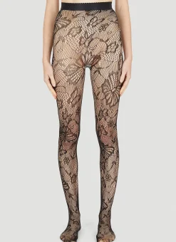 Men Gucci Socks^Butterfly Motif Tights