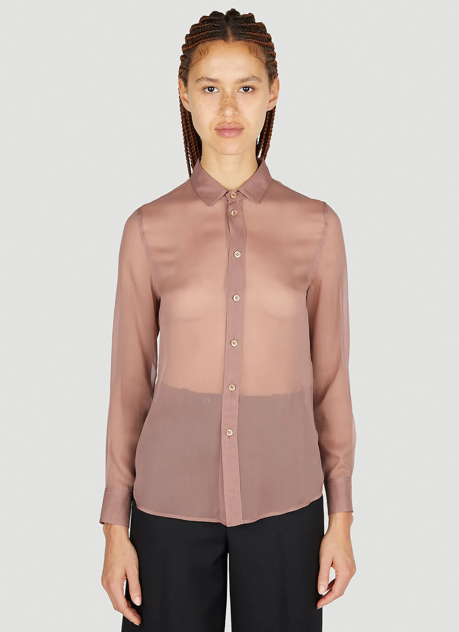 Buttoned Shirt>Saint Laurent Hot