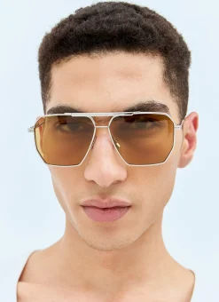Men Bottega Veneta Sunglasses^Bv1012S Aviator Sunglasses