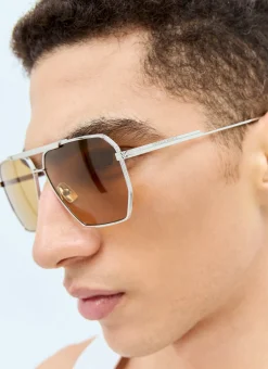 Men Bottega Veneta Sunglasses^Bv1012S Aviator Sunglasses