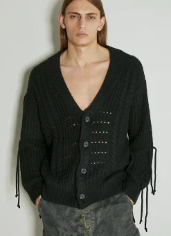 Men Guess USA Knitwear^Cable Cardigan