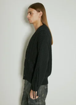 Men Guess USA Knitwear^Cable Cardigan