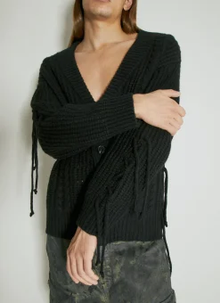 Men Guess USA Knitwear^Cable Cardigan