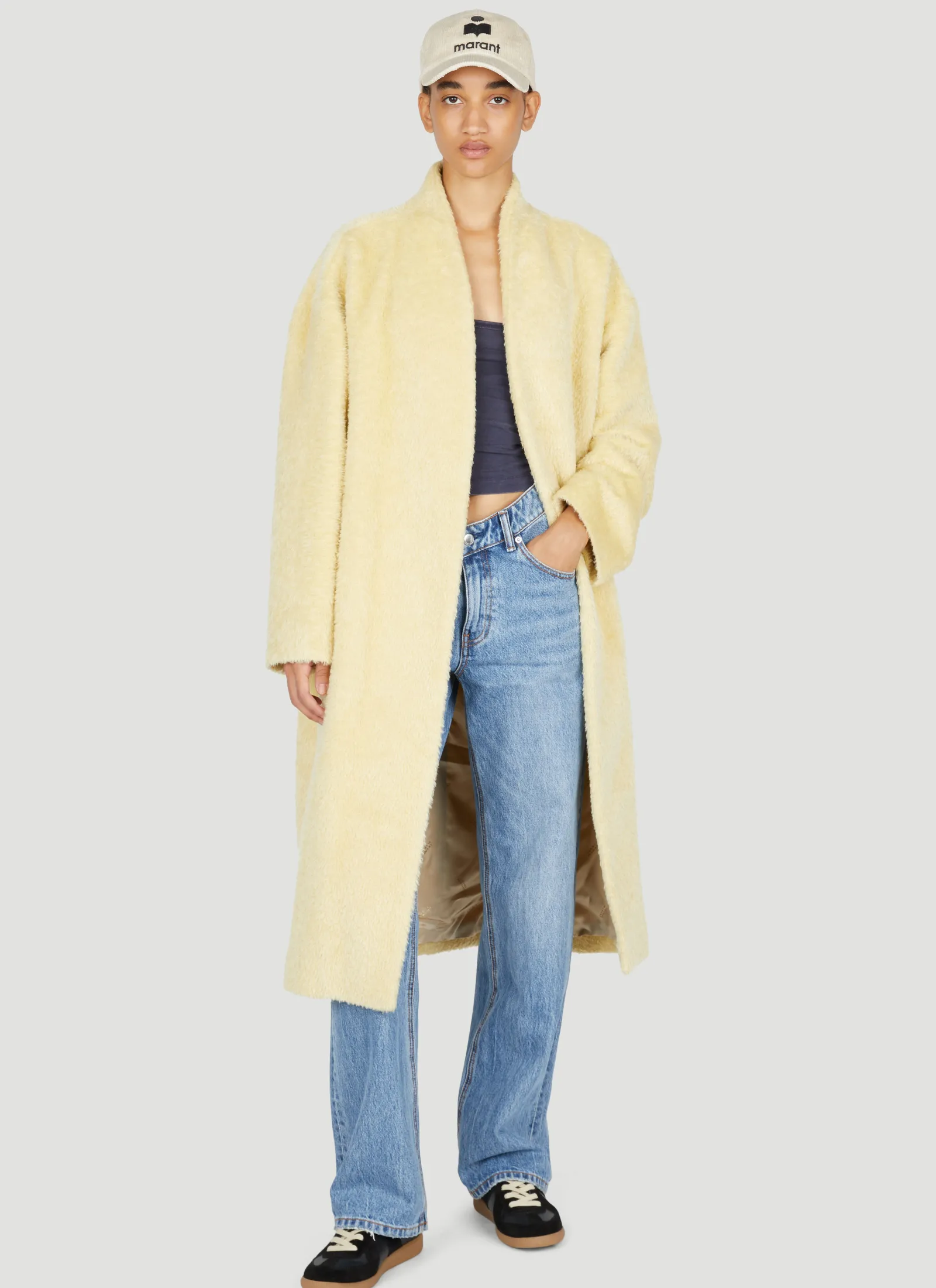 Caliste Wool Coat>Isabel Marant Outlet