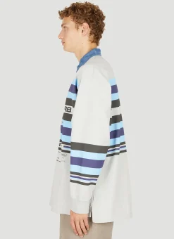 Men Eytys Polo Shirts^Canberra Blue Cassette Shirt