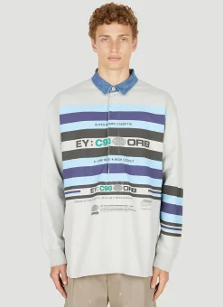 Men Eytys Polo Shirts^Canberra Blue Cassette Shirt