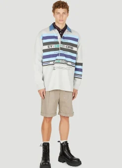 Men Eytys Polo Shirts^Canberra Blue Cassette Shirt