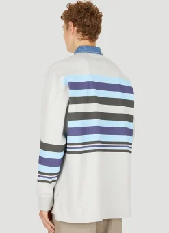 Men Eytys Polo Shirts^Canberra Blue Cassette Shirt