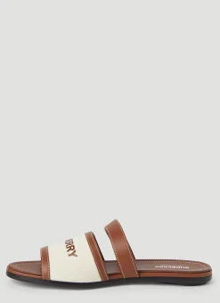 Canvas And Leather Slides></noscript>Burberry Sale
