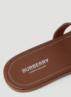Canvas And Leather Slides></noscript>Burberry Sale