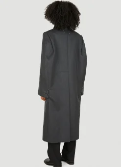 Cape Double Breasted Coat></noscript>Maison Margiela New