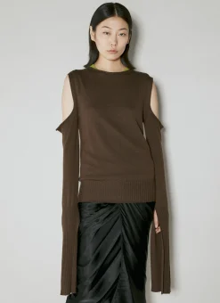 Cape Sleeve Knit Sweater>Rick Owens Sale
