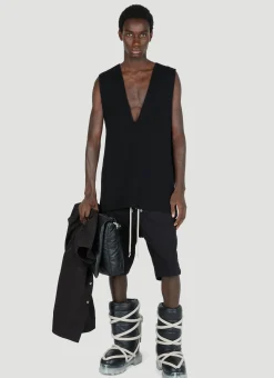 Men Rick Owens Tops^Cashmere Knit Vest