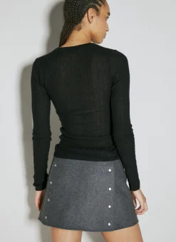 Cashmere Long-Sleeve Top></noscript>Durazzi Milano Best