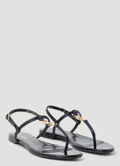 Cassandra Flat Sandals>Saint Laurent Best