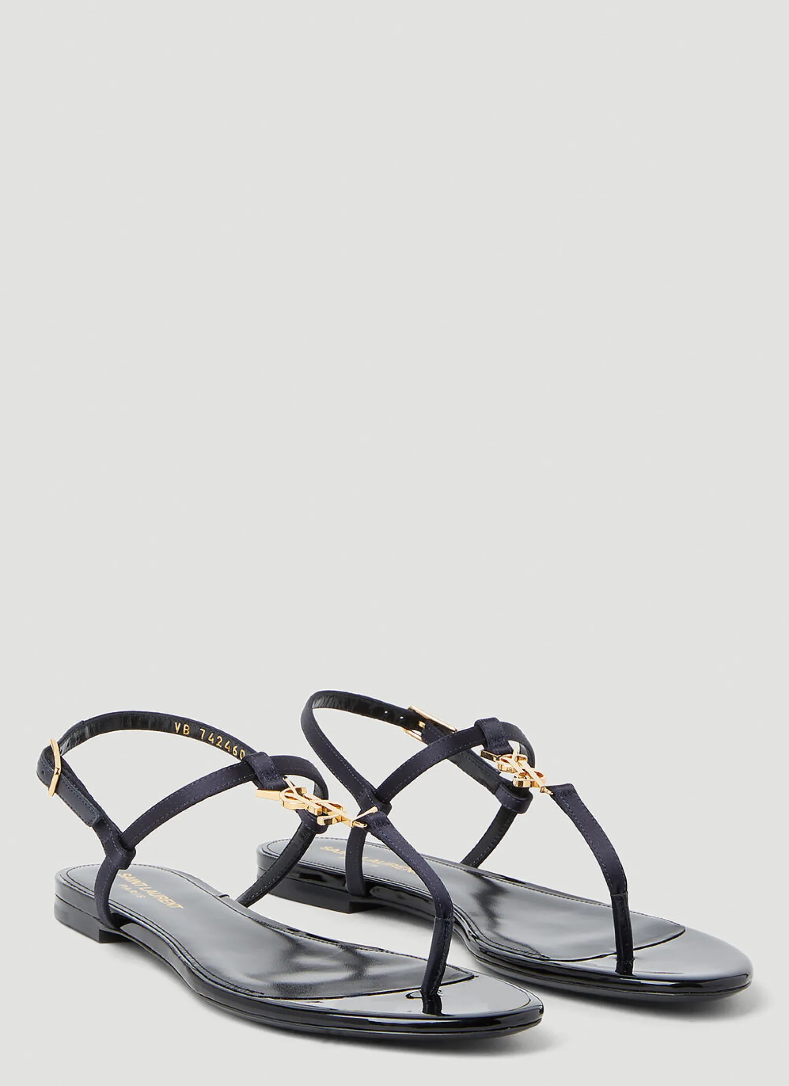 Cassandra Flat Sandals>Saint Laurent Best