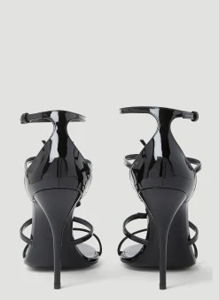 Cassandra Logo Plaque Sandals></noscript>Saint Laurent Sale