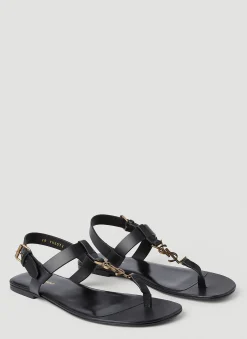 Men Saint Laurent Sandals^Cassandra Logo Sandals