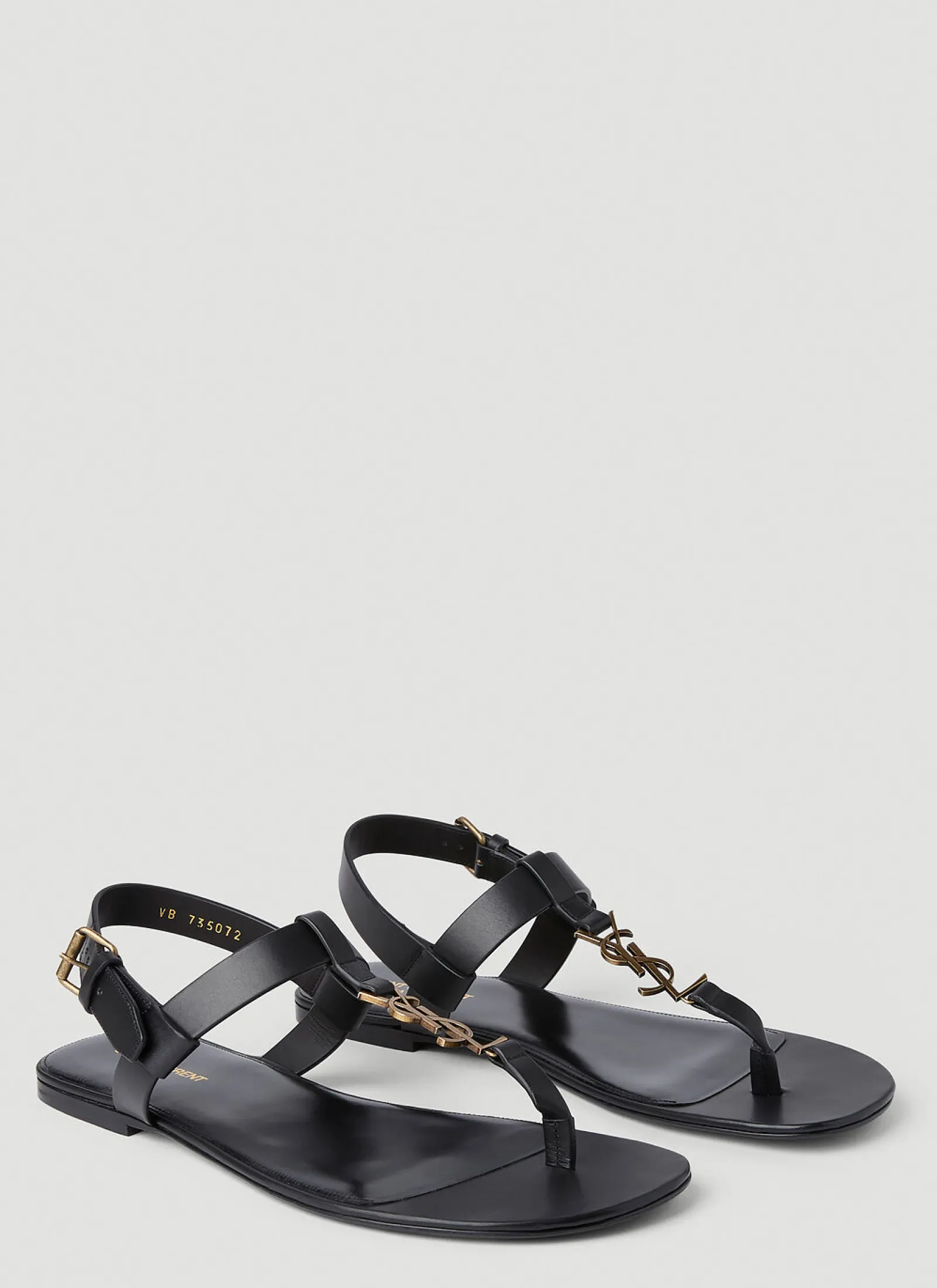 Men Saint Laurent Sandals^Cassandra Logo Sandals