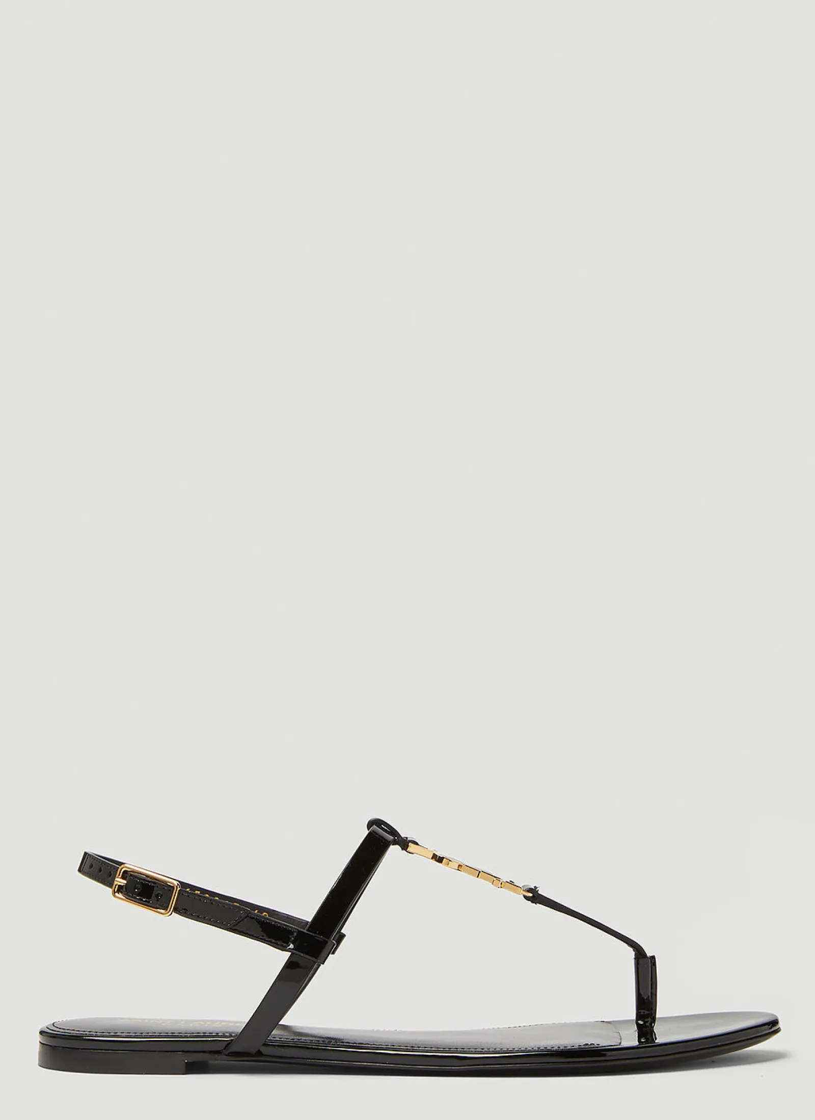 Cassandra Monogram Plaque Sandals>Saint Laurent Discount