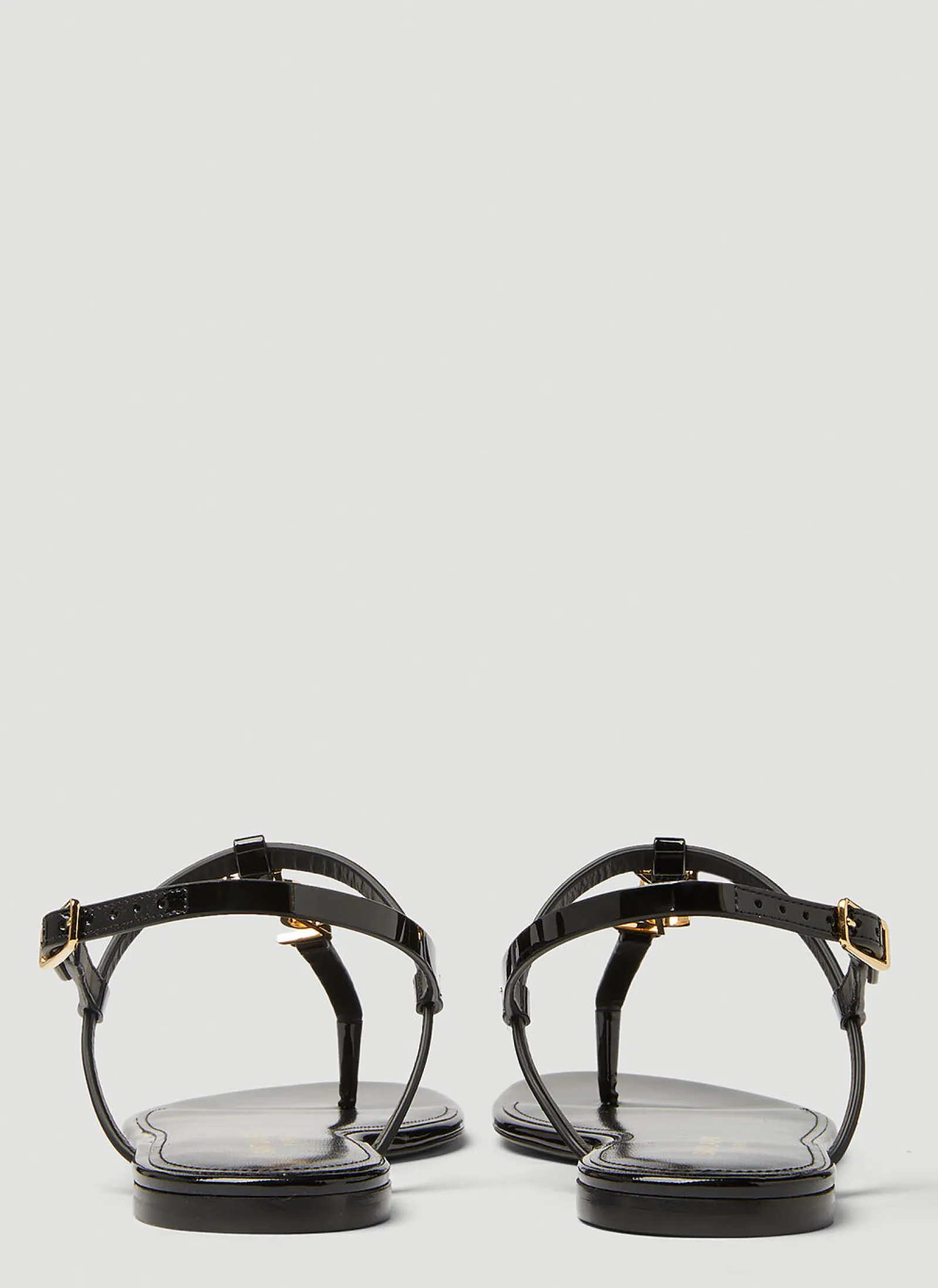 Cassandra Monogram Plaque Sandals>Saint Laurent Discount