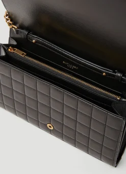 Men Saint Laurent Wallets & Cardholders^Cassandre Matelasse Carre Chain Wallet