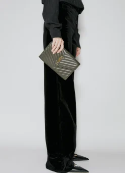 Men Saint Laurent Wallets & Cardholders^Cassandre Matelasse Chain Wallet