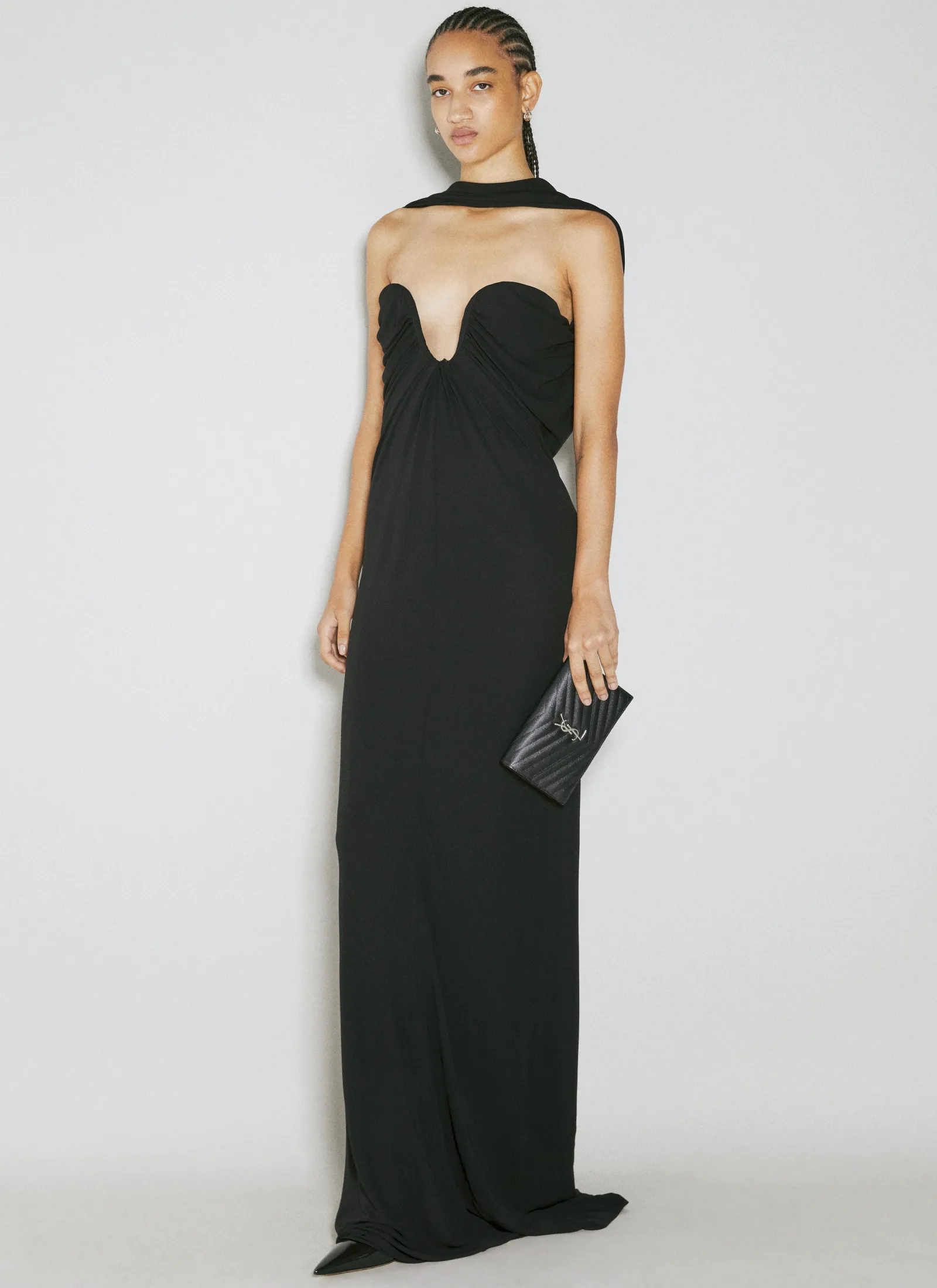 Men Saint Laurent Wallets & Cardholders^Cassandre Matelasse Envelope Chain Wallet