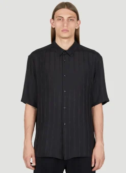 Men Saint Laurent Shirts^Cassandre Stripe Silk Shirt
