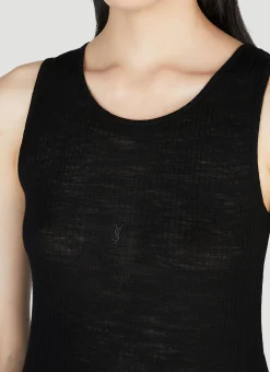 Cassandre Tank Top></noscript>Saint Laurent