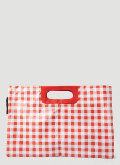 Men PROTOTYPES Tote Bags^Check Bottle Bag