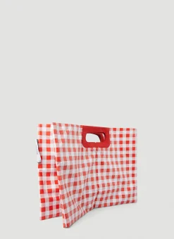 Men PROTOTYPES Tote Bags^Check Bottle Bag