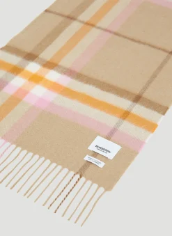 Men Burberry Scarves^Check Cashmere Scarf