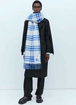 Men Burberry Scarves^Check Cashmere Scarf