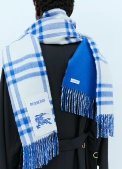 Men Burberry Scarves^Check Cashmere Scarf
